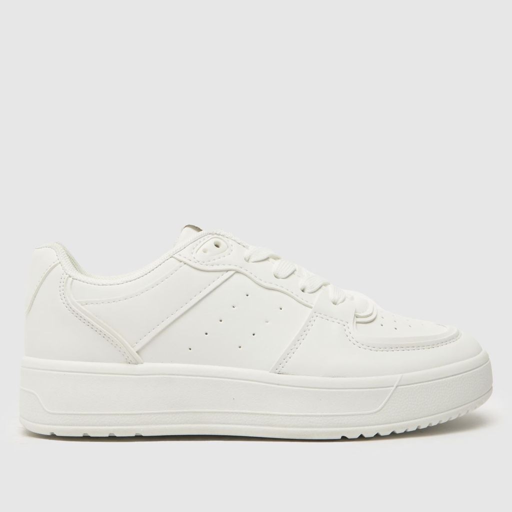 melinda lace up trainers in white