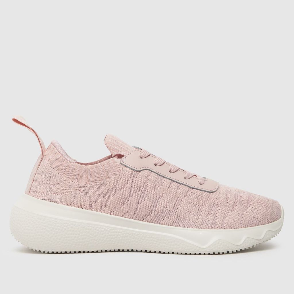 flexi jacquard trainers in pale pink