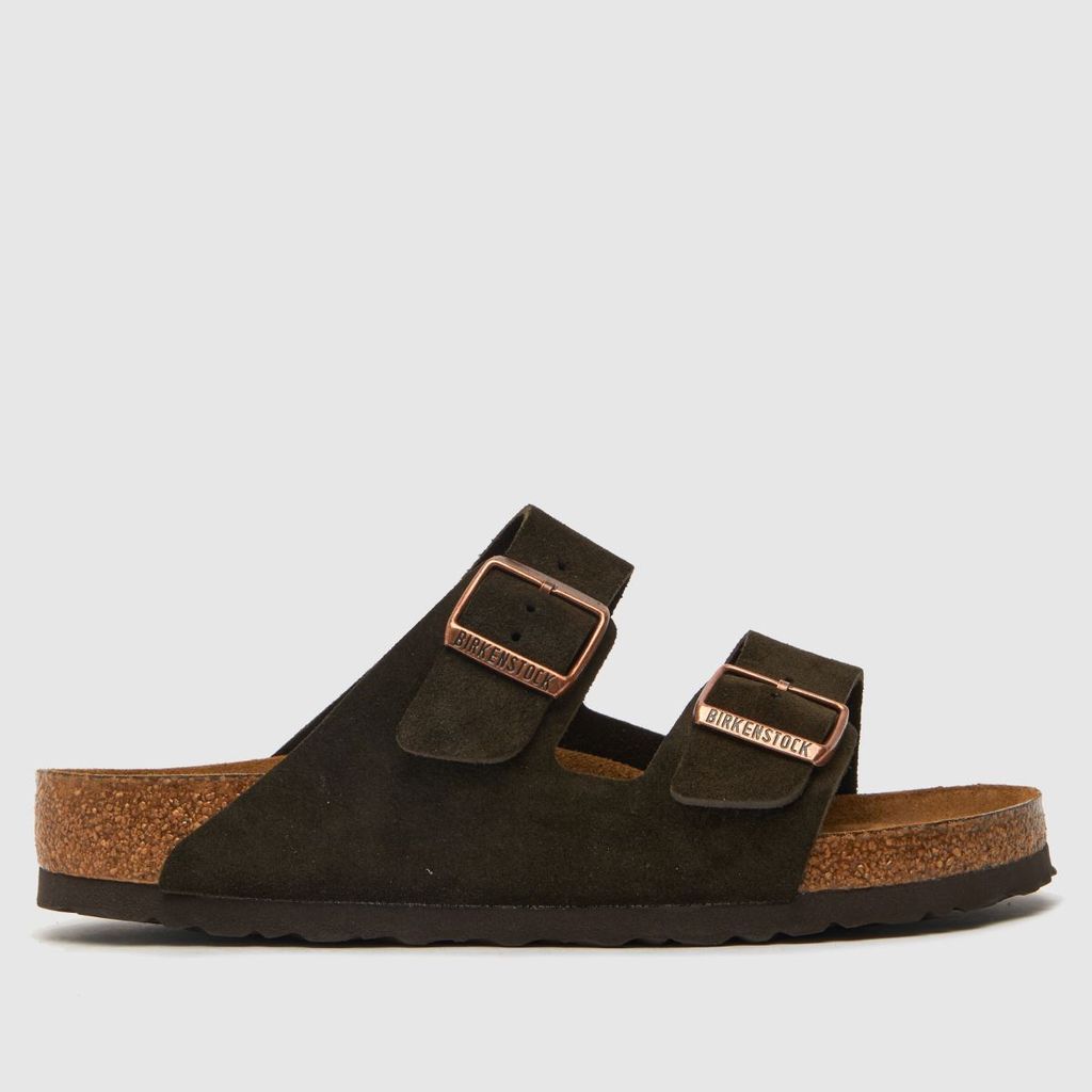 arizona sandals in dark brown