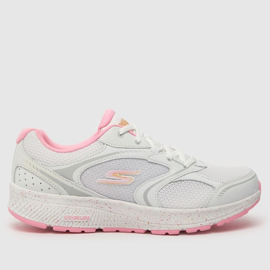 go run consistent runner trainers in white & pink