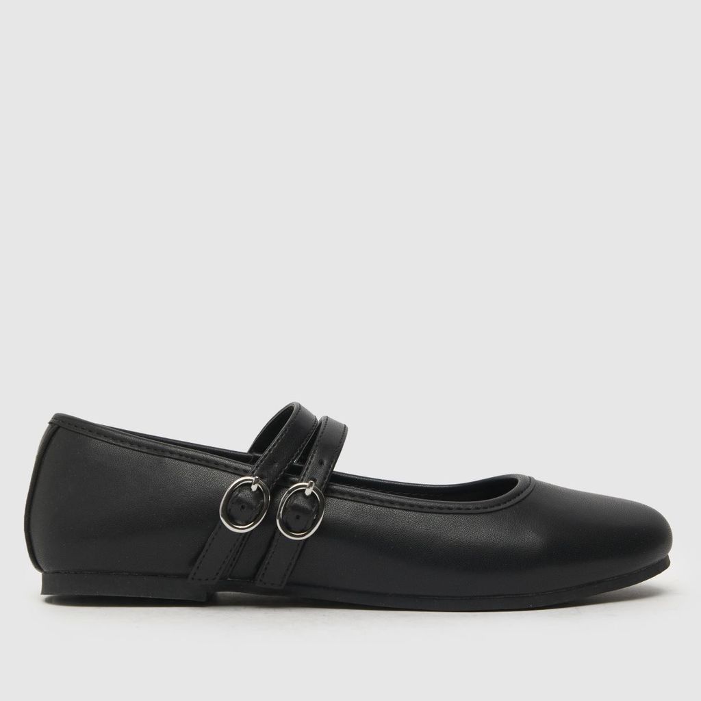 lorey mary-jane ballerina flat shoes in black