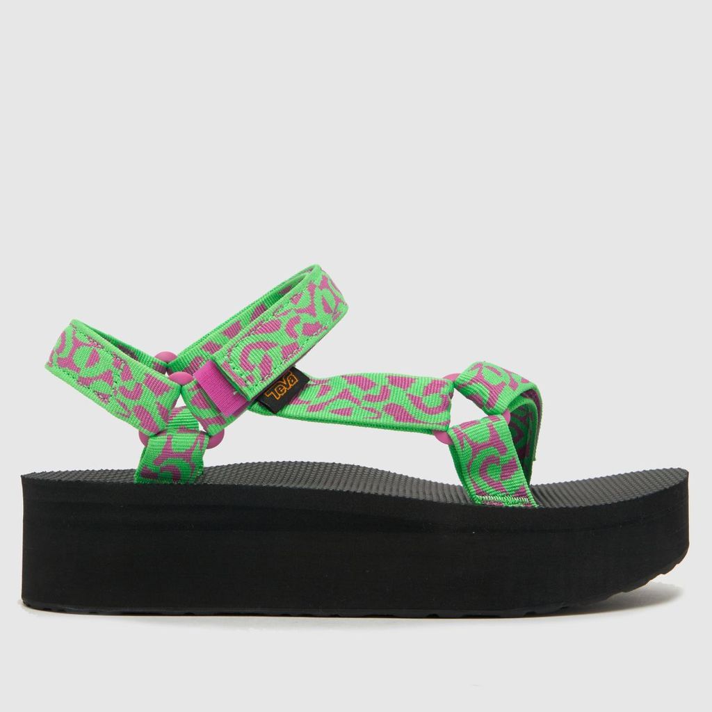 flatform universal sandals in green