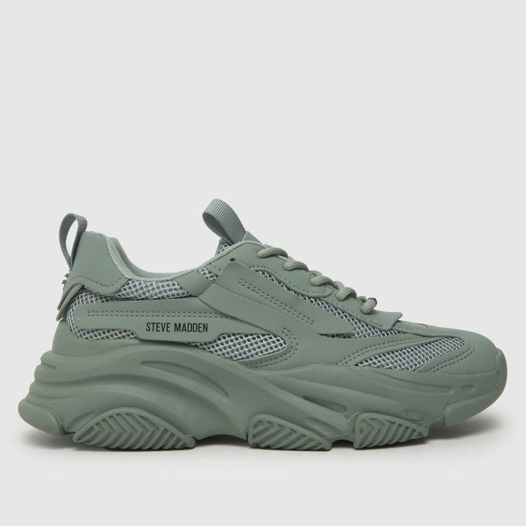 possession trainers in sage green
