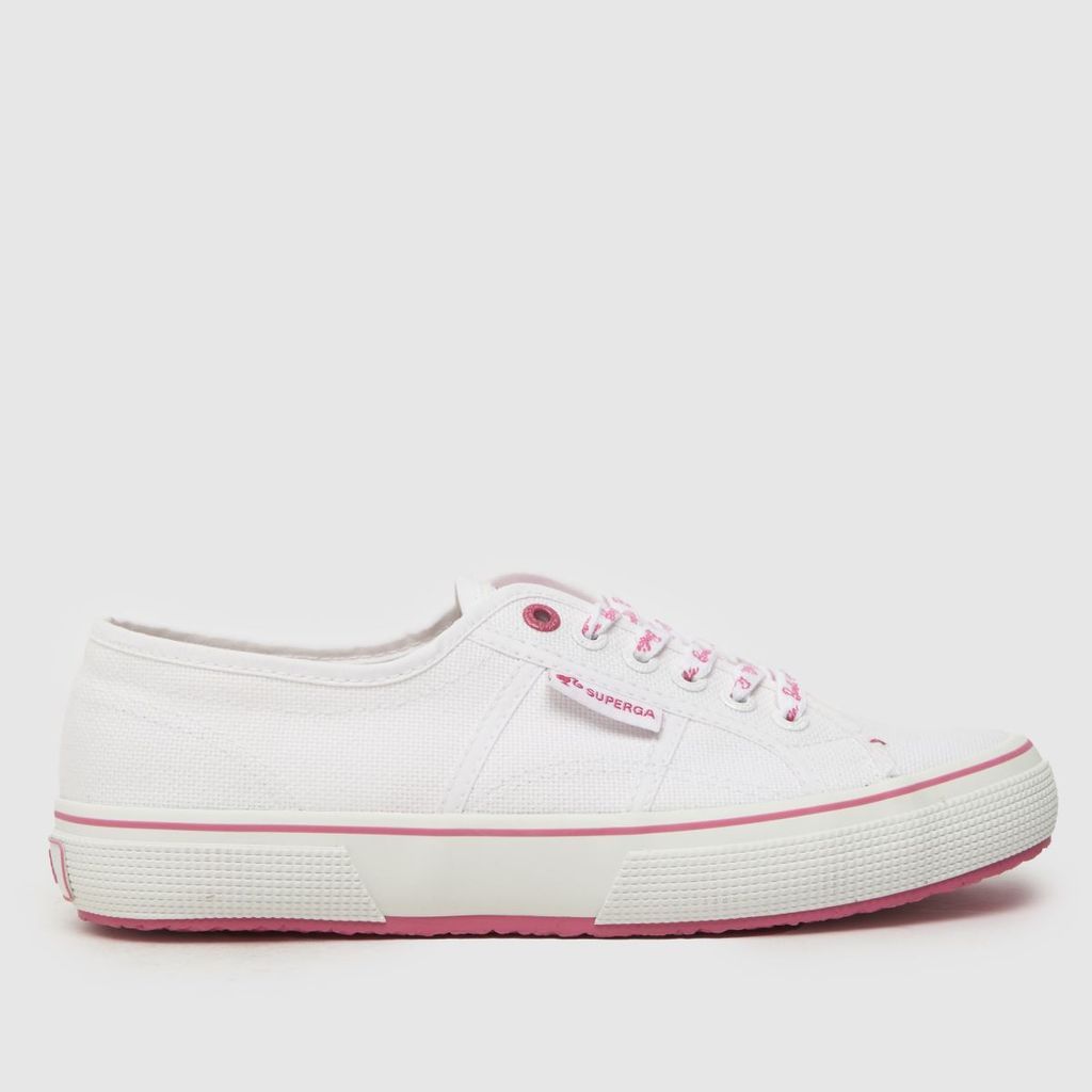 2750 barbie classic trainers in white & pink