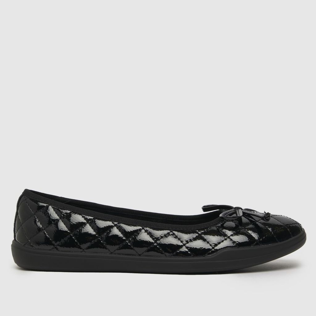 reece ballerina flat shoes in black