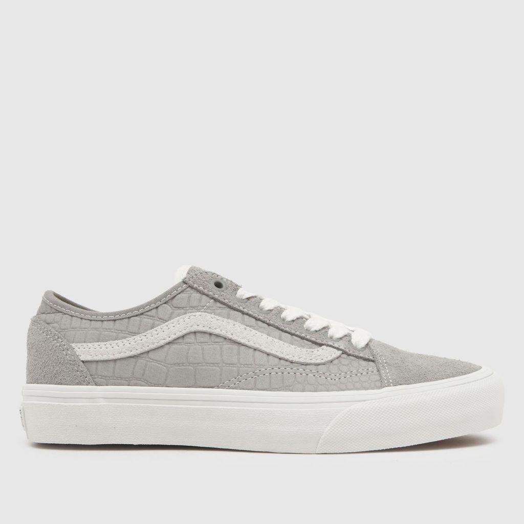 old skool tapered vr3 trainers in grey