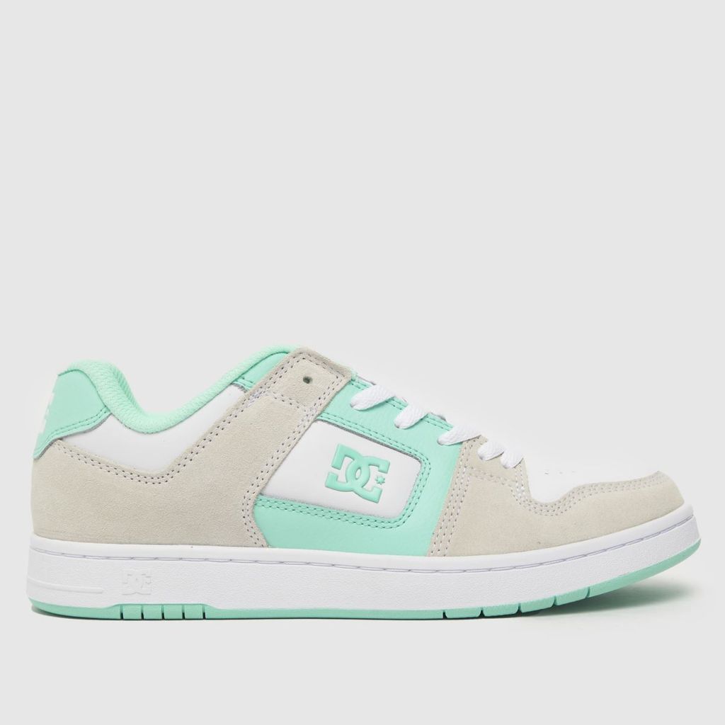 manteca 4 trainers in white & green