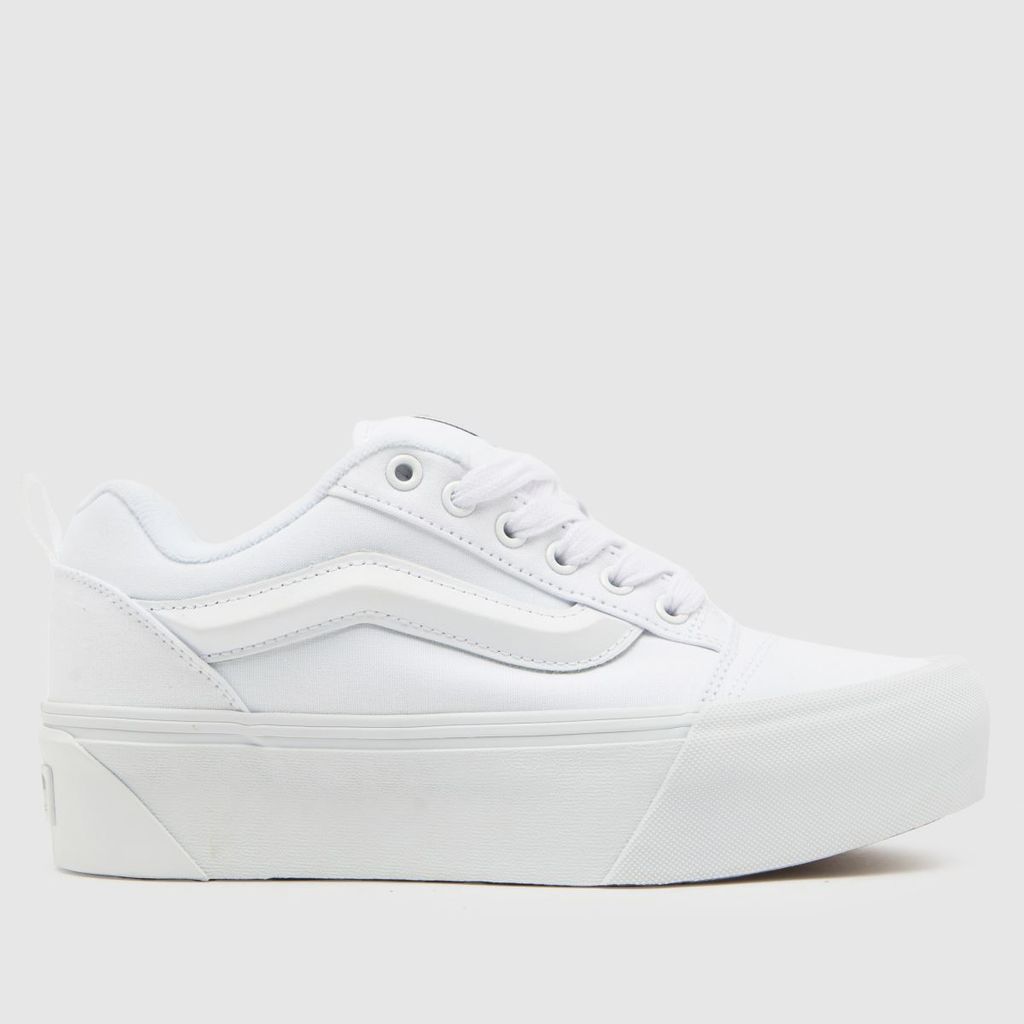 knu stack trainers in white