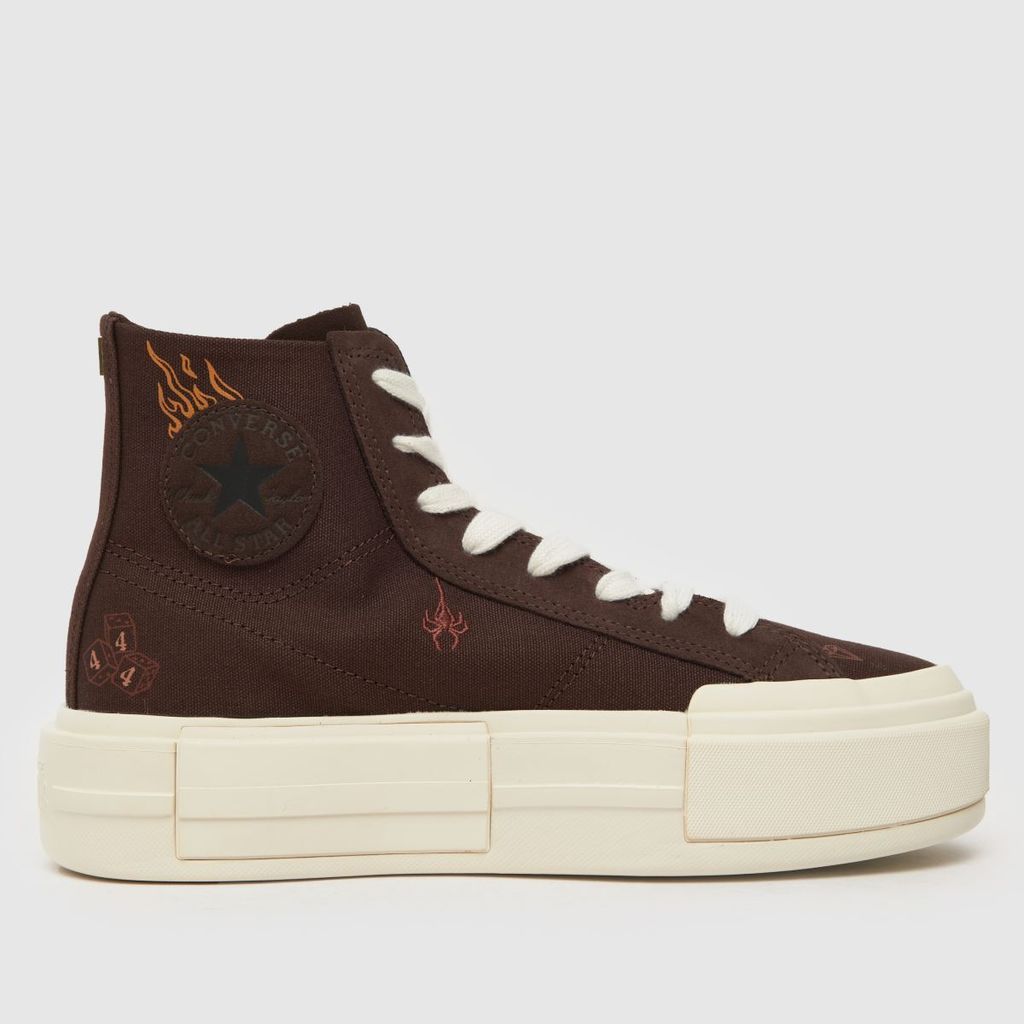 all star cruise tiny tattoos trainers in dark brown