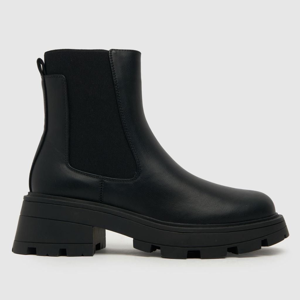 adeline chunky chelsea boots in black