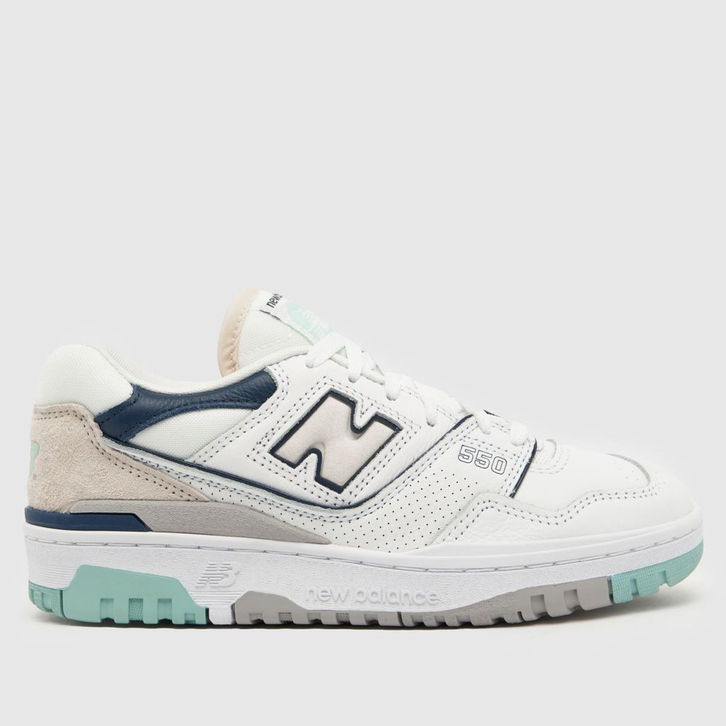 550 trainers in white & blue