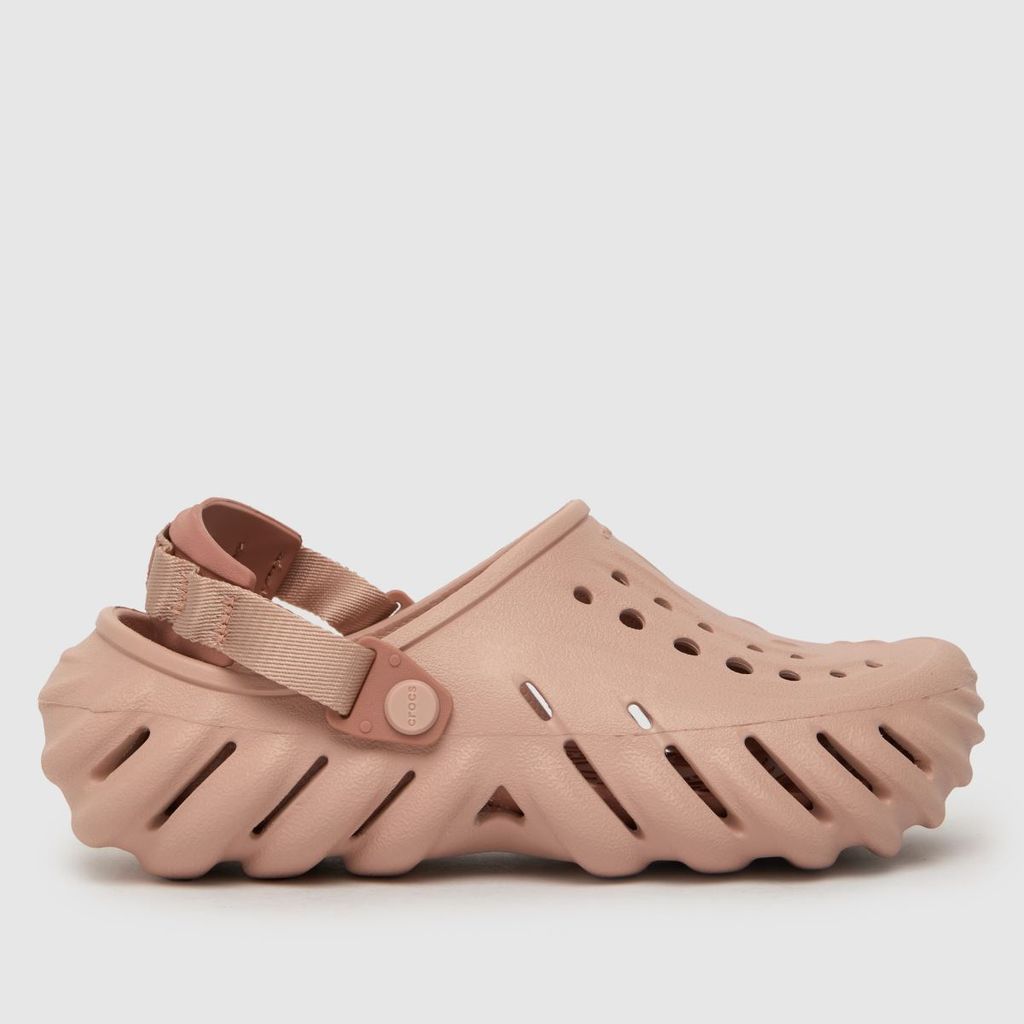 echo clog sandals in pale pink