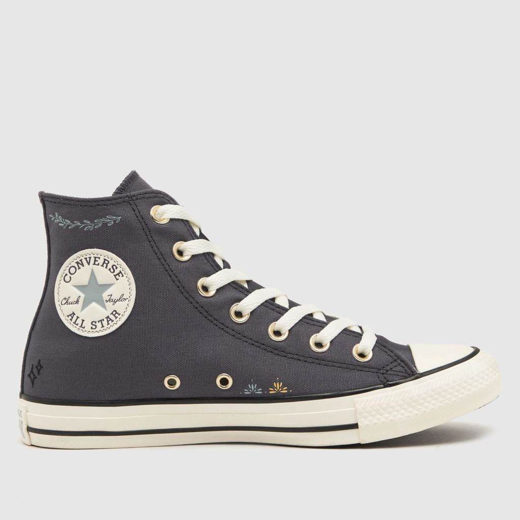 all star hi tiny tattoos trainers in navy multi