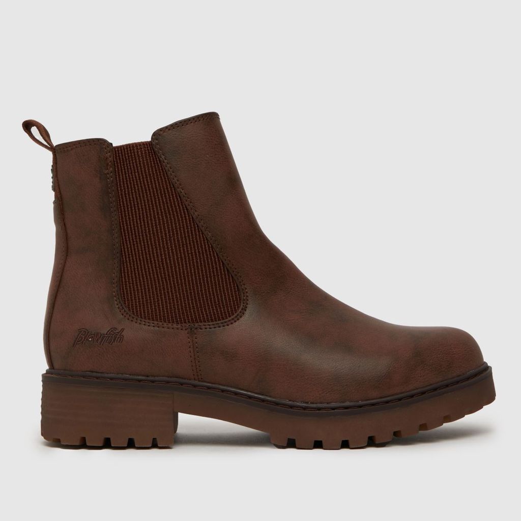 rhoxer vegan chelsea boots in brown