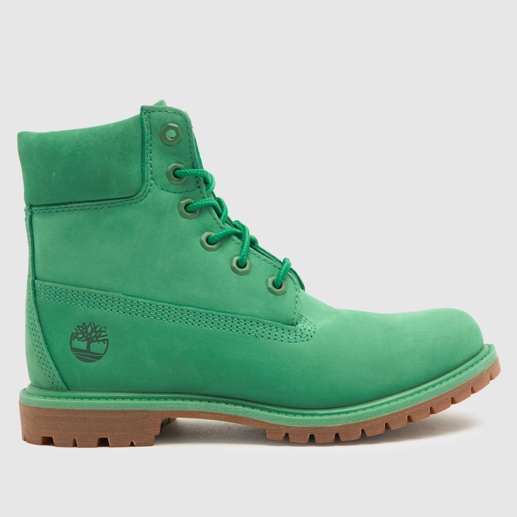 premium 6 inch boots in green