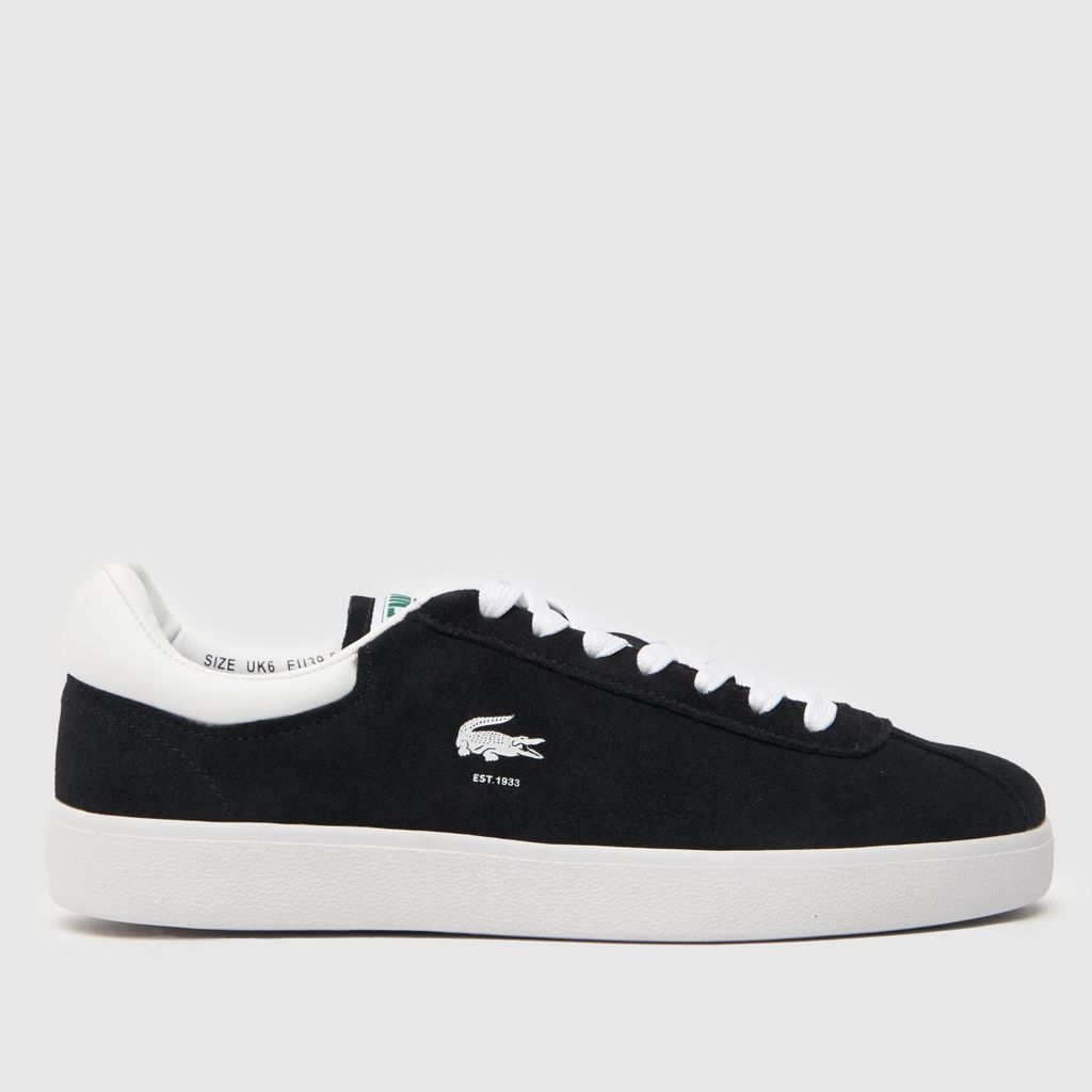 baseshot trainers in black & white