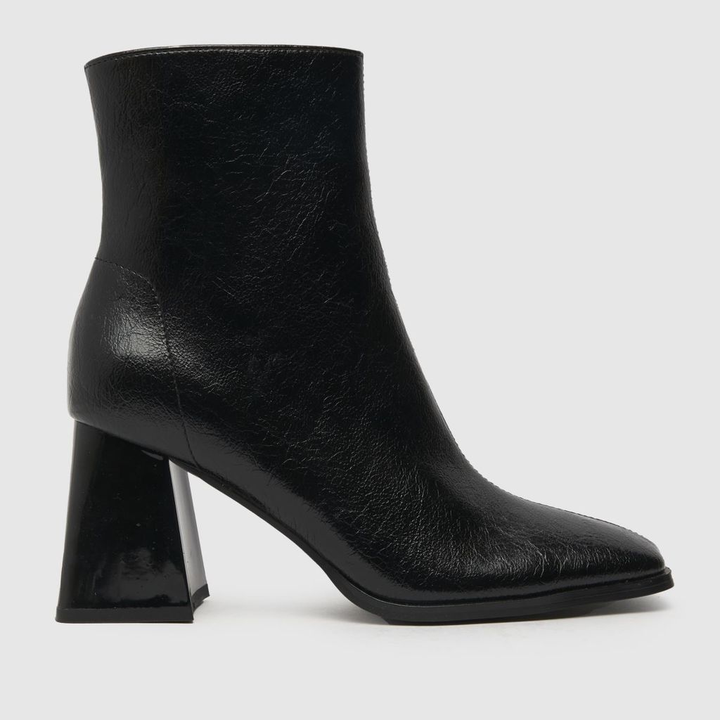 billie block heel boots in black