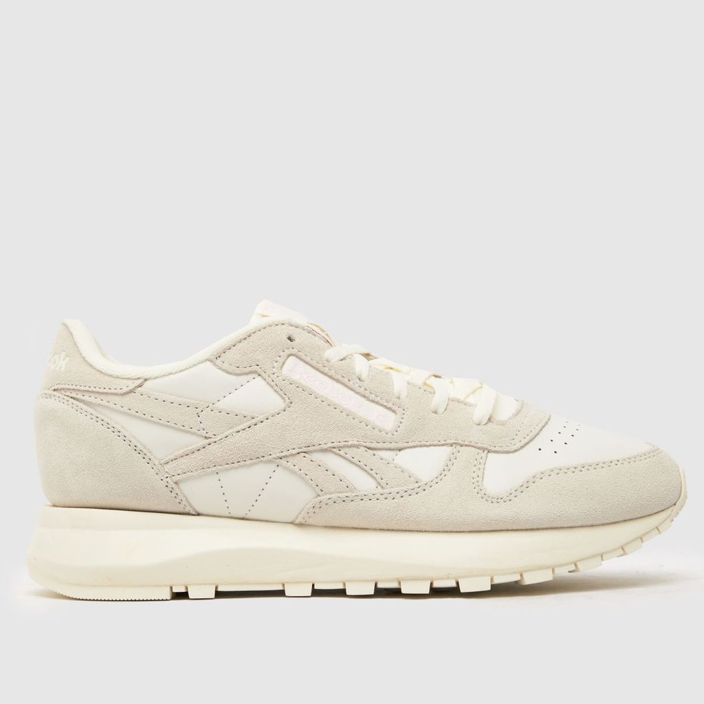classic leather sp trainers in stone
