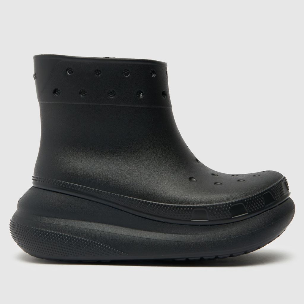 classic crush rainboot boots in black