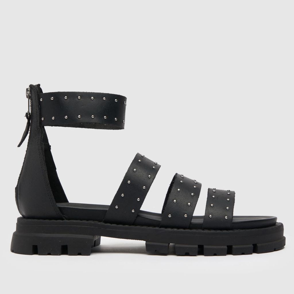 tyler chunky studded sandals in black