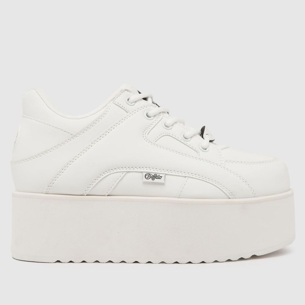 classic flatform trainers in white