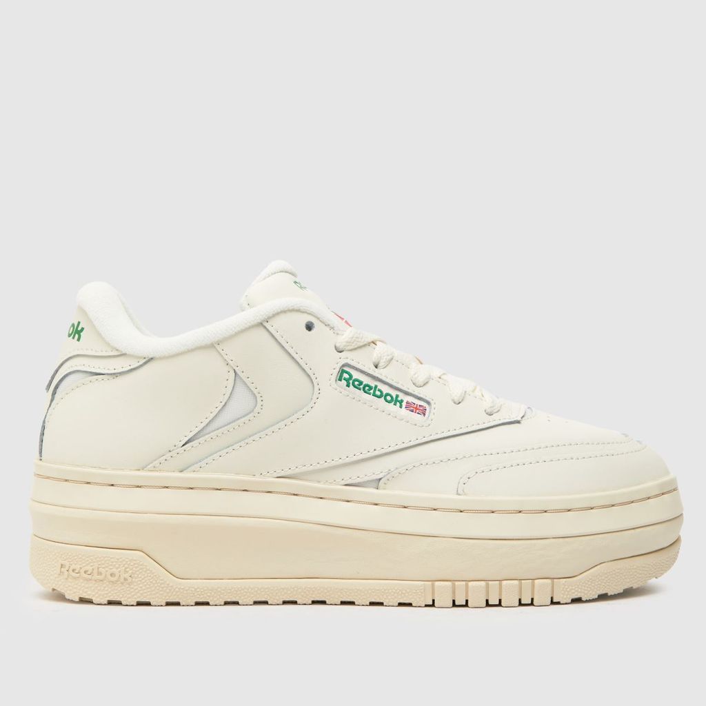 club c extra trainers in white & beige