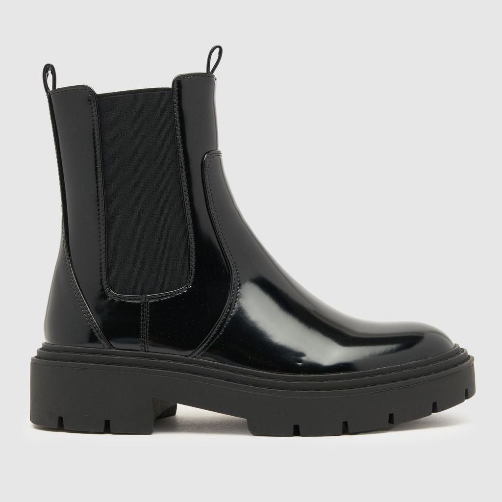 azore double rand chelsea boots in black