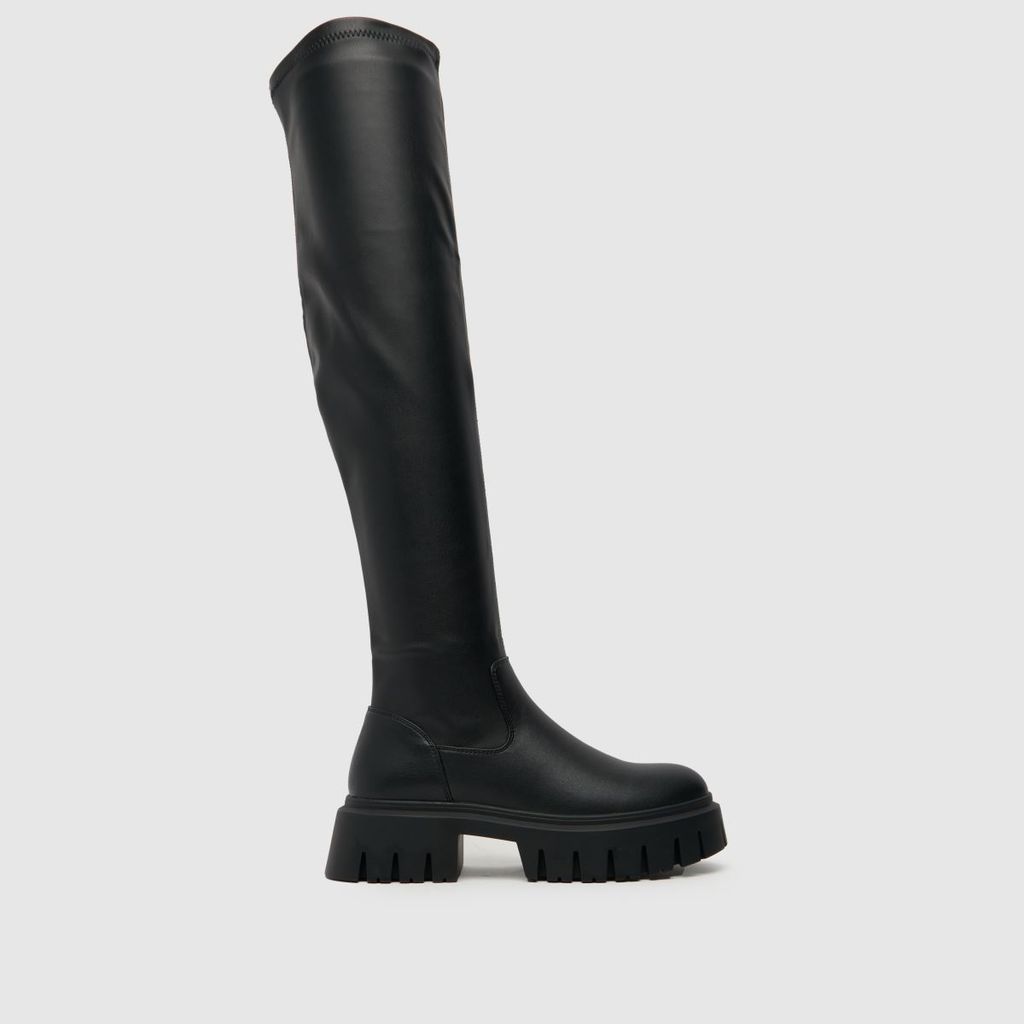 danica stretch knee boots in black