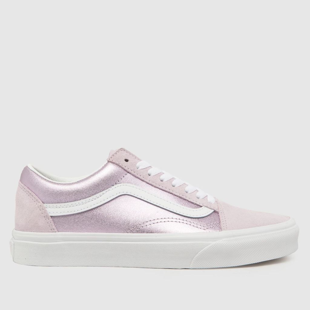 old skool trainers in lilac