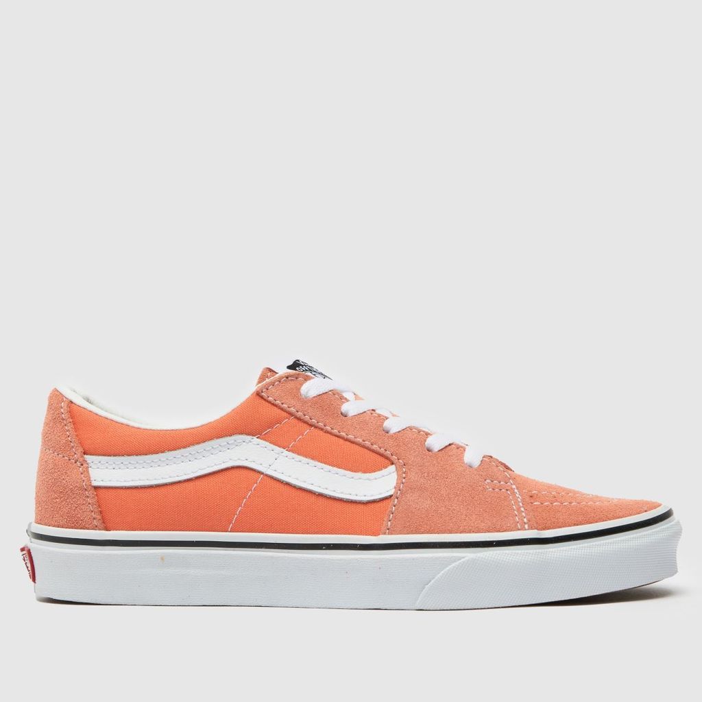 sk8-low trainers in orange