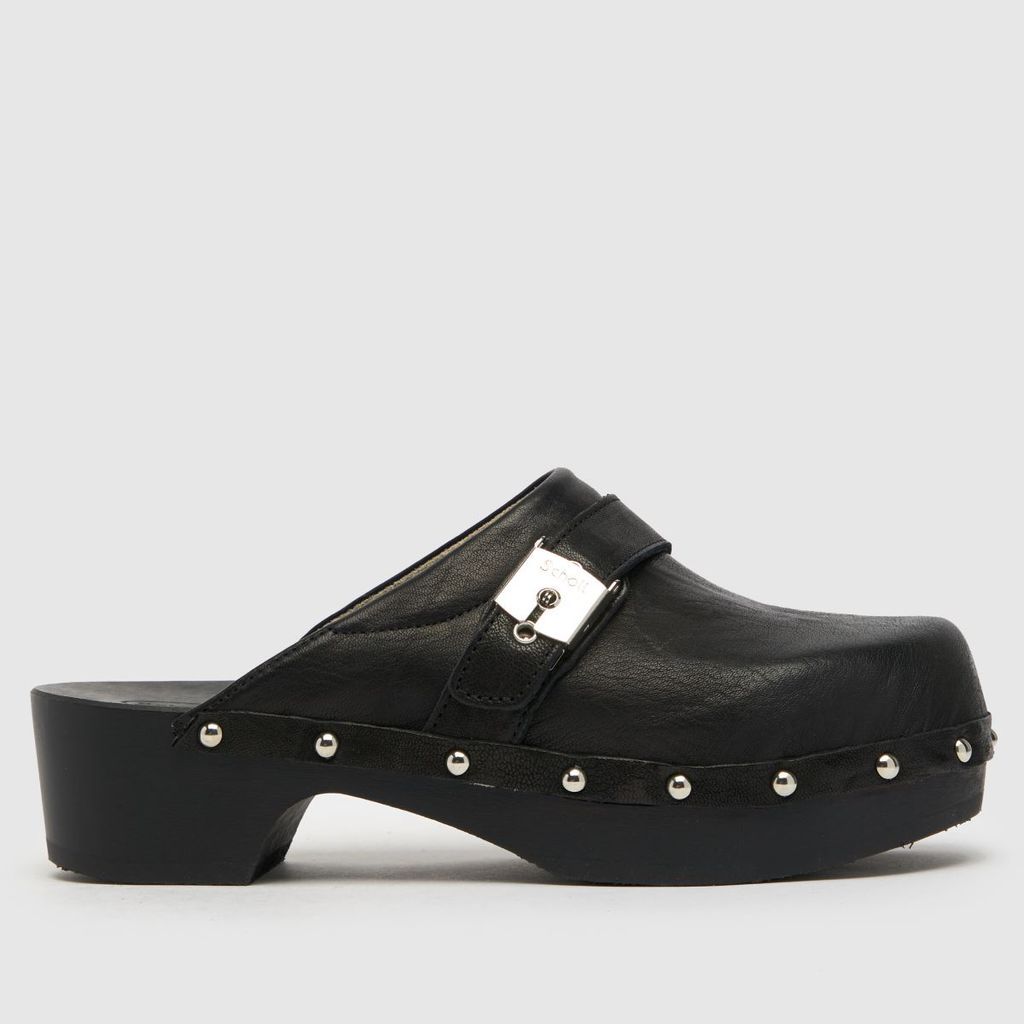 pescura clog sandals in black