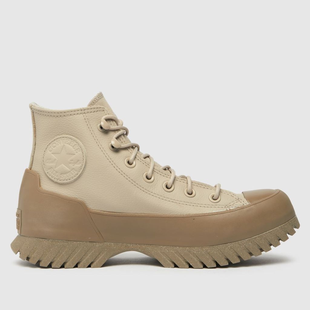 all star lugged 2.0 trainers in beige