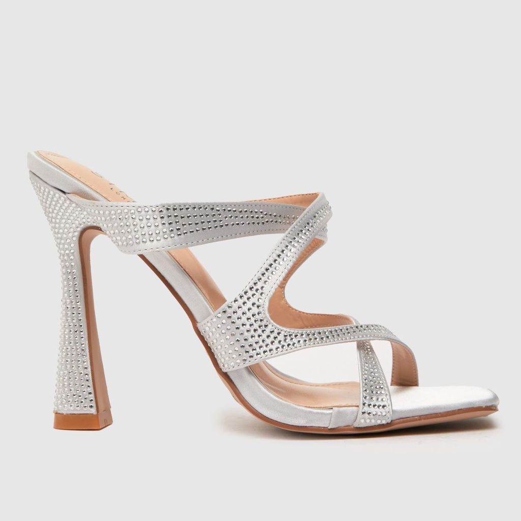 dionne diamante high heels in silver