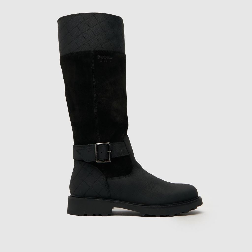 fareham knee high boots in black