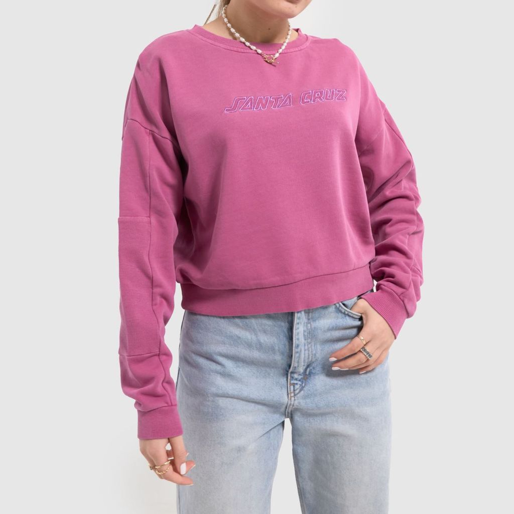 nomad strip sweatshirt in pink
