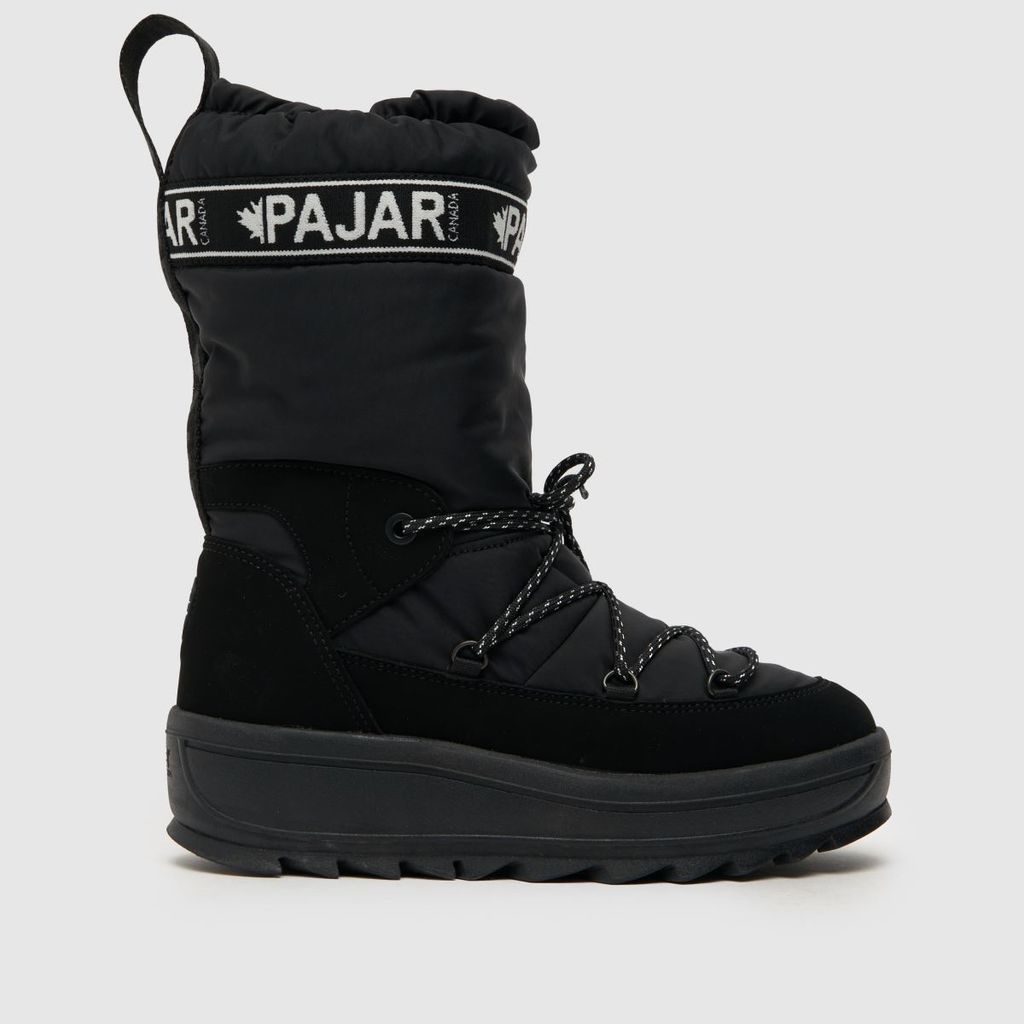 galaxy tall snow boots in black