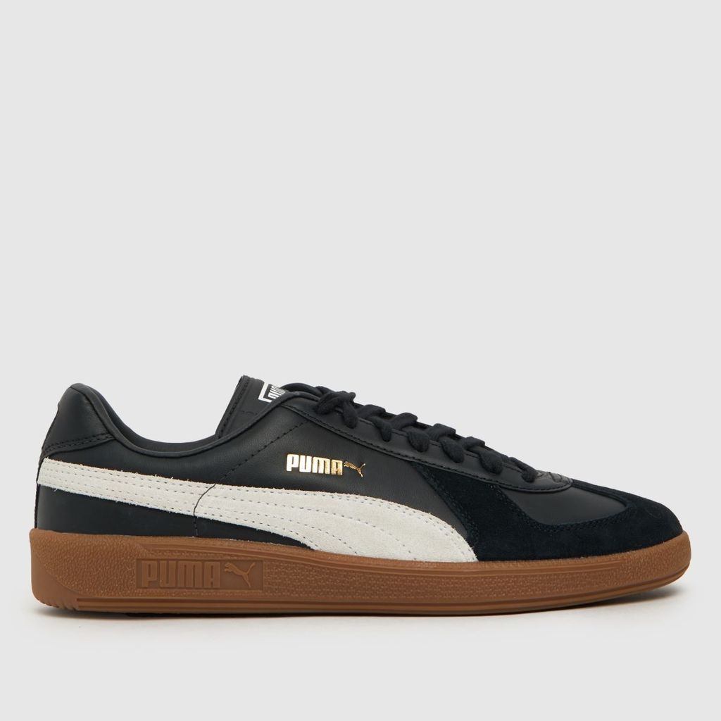 terrace classic trainers in black & white