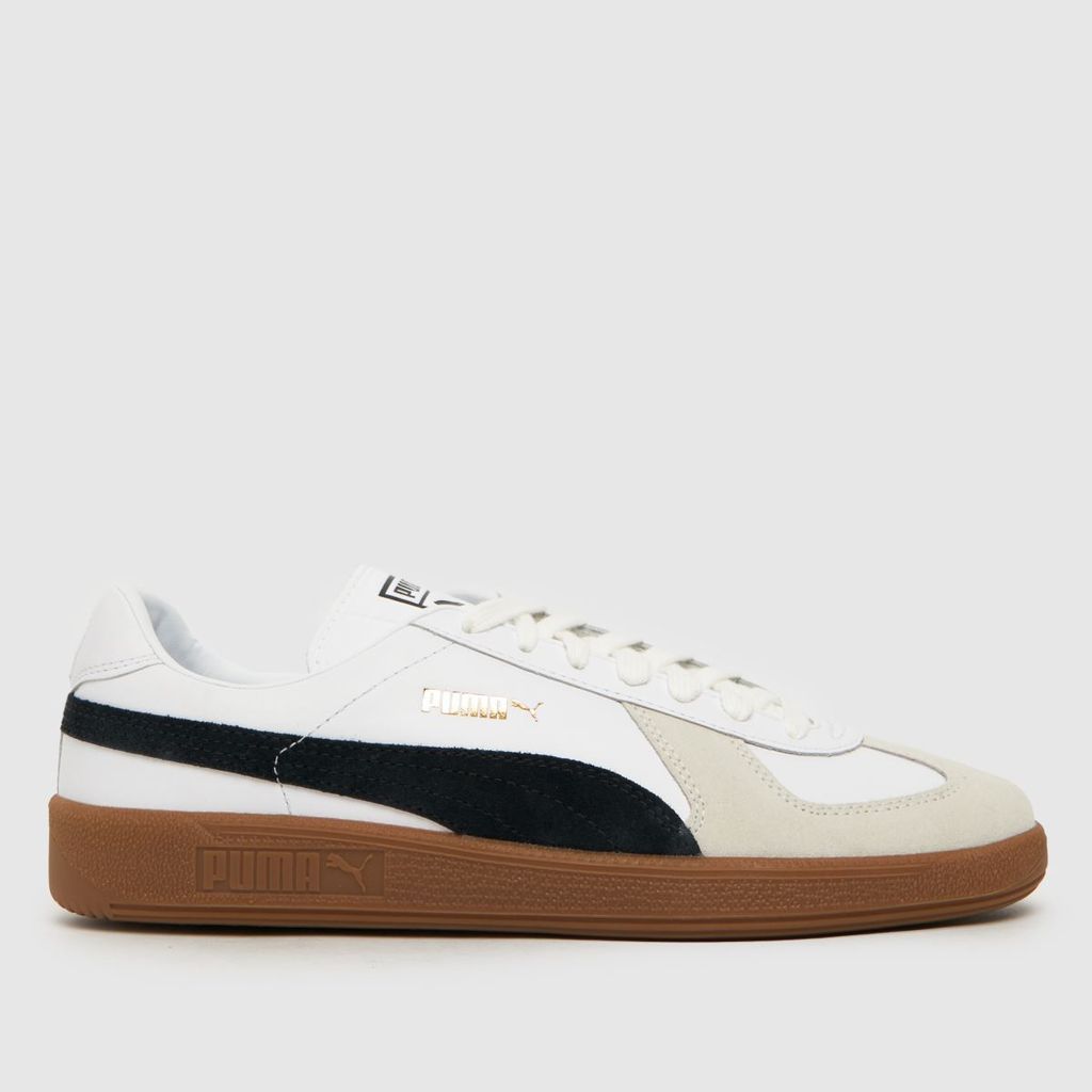 terrace classic trainers in white & black