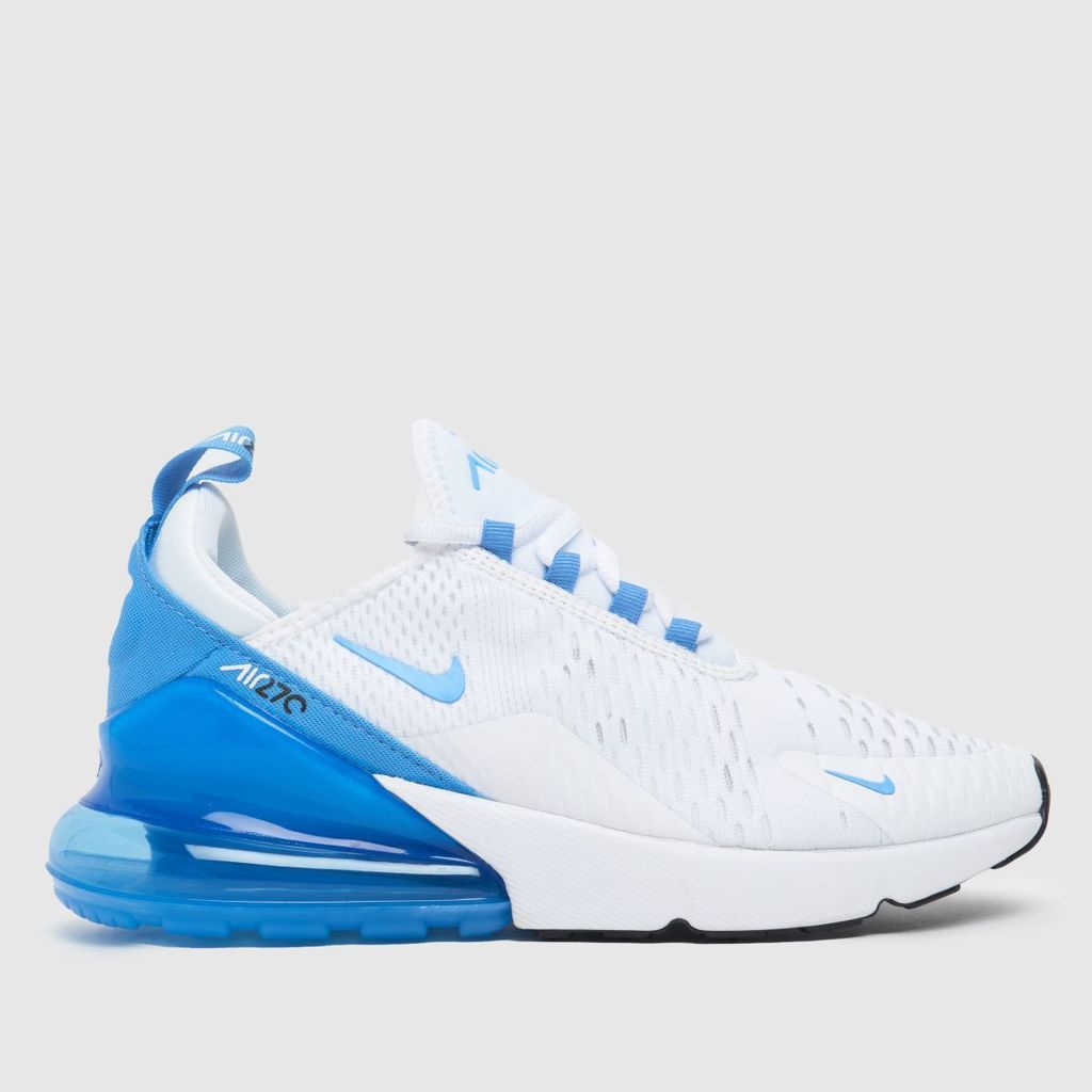 air max 270 trainers in blue multi