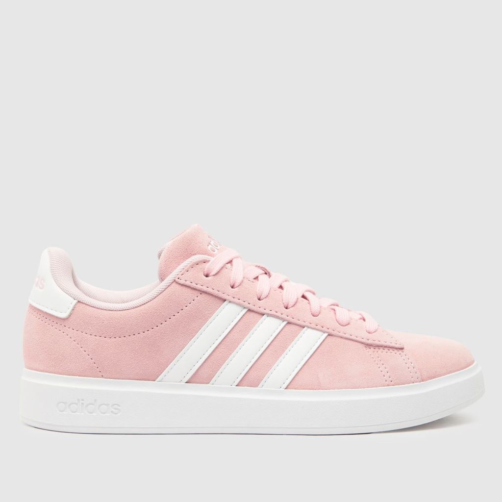 grand court 2.0 trainers in white & pink