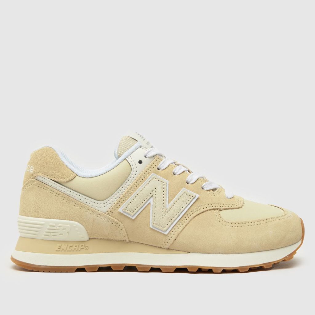 574 trainers in white & beige