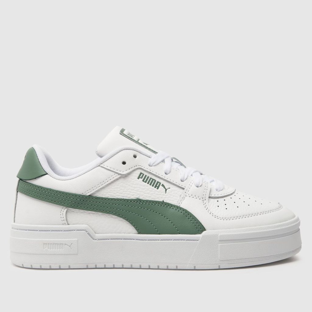 ca pro classic trainers in white & green