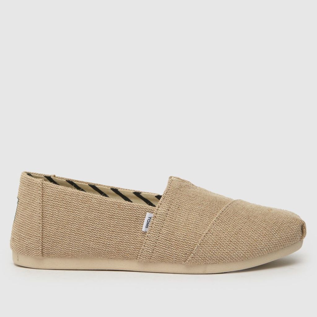 alpargata vegan flat shoes in beige