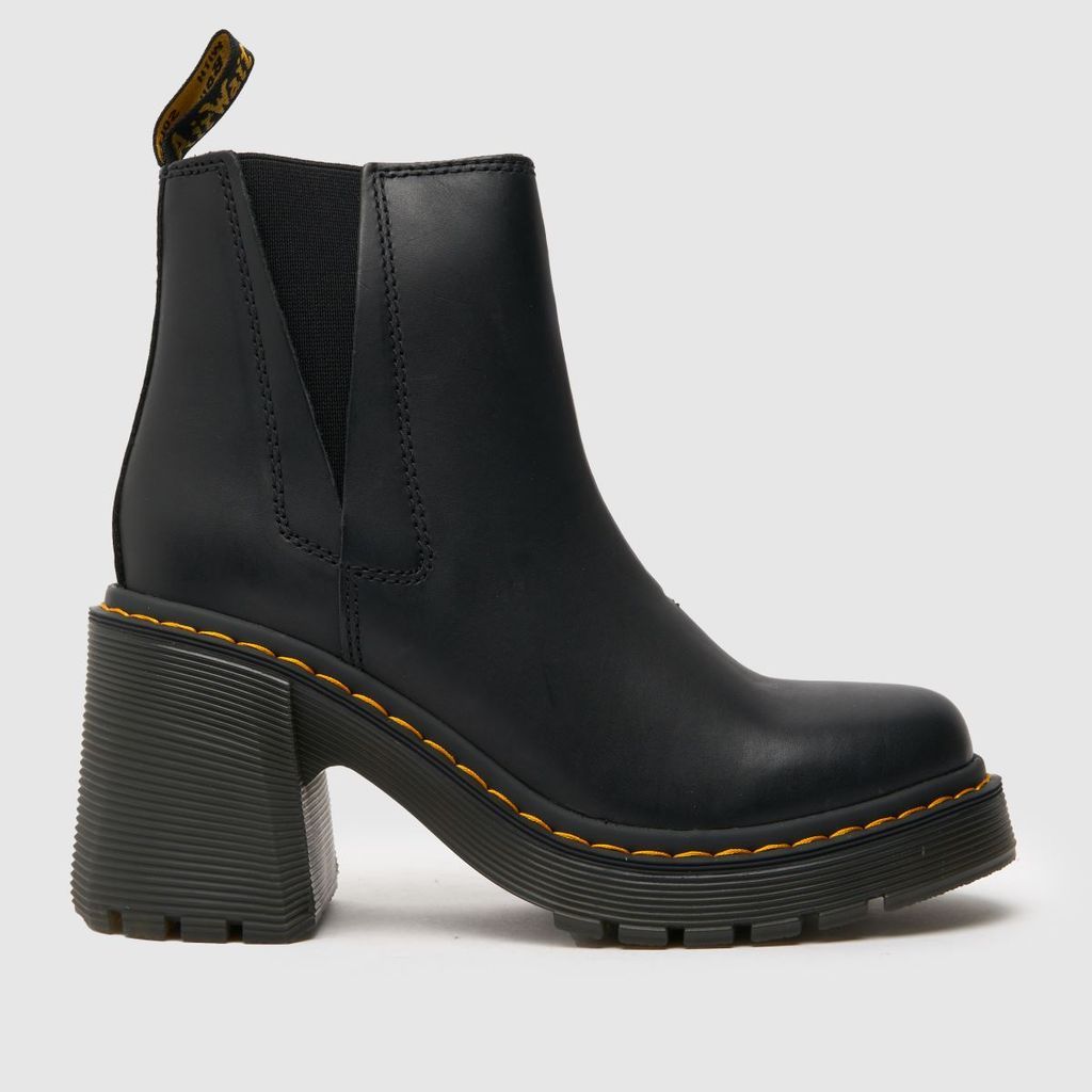 Dr Martens spence heeled boots in black
