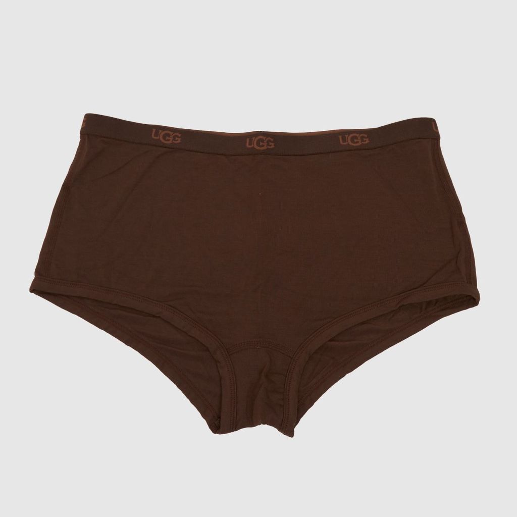 desiray cheeky boy shorts in brown