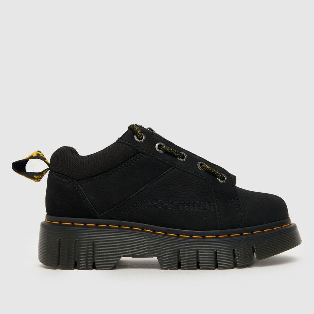 woodard lo flat shoes in black