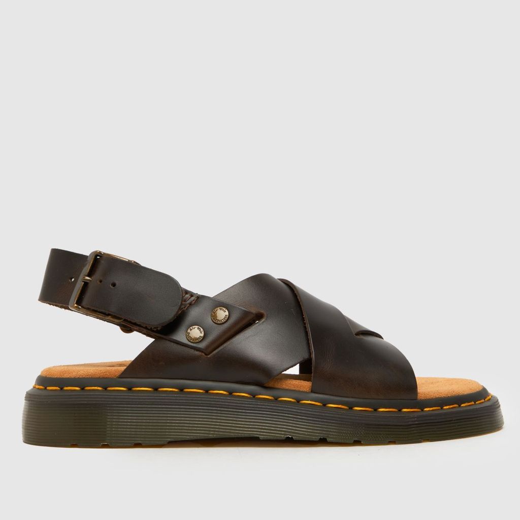 zane sandals in dark brown