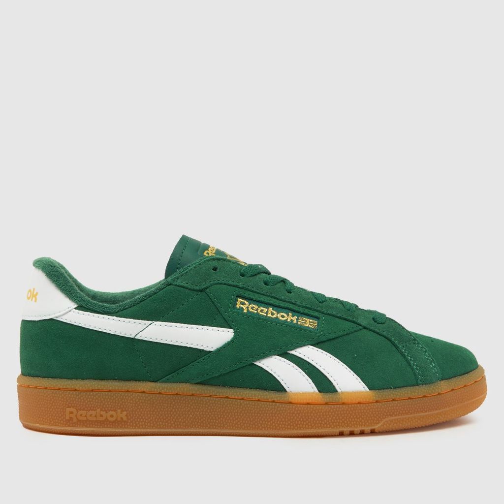 club c grounds trainers in green multi