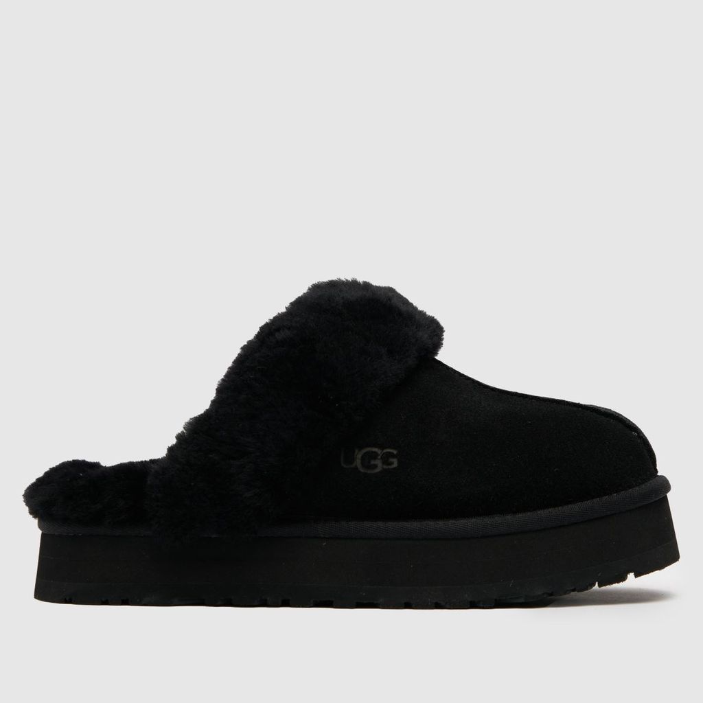 disquette slippers in black