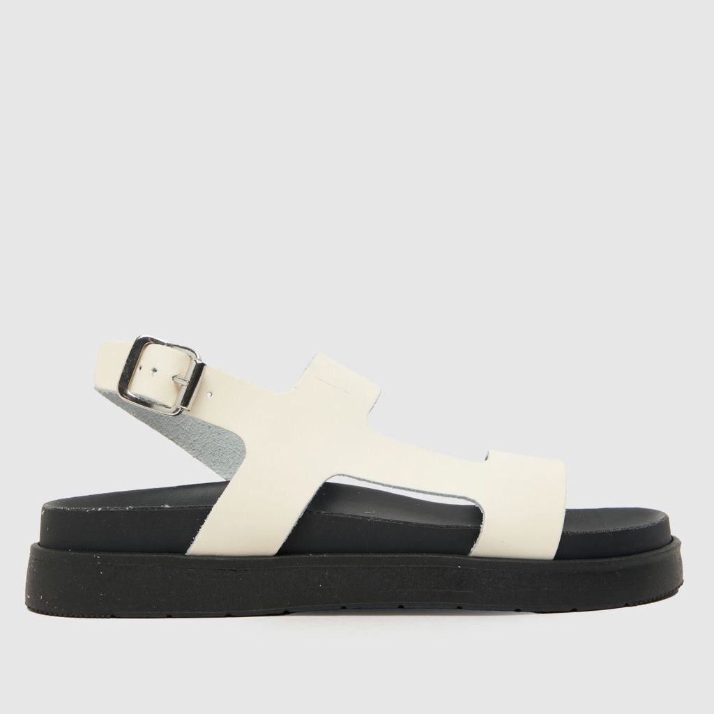 tasmin chunky leather sandals in white